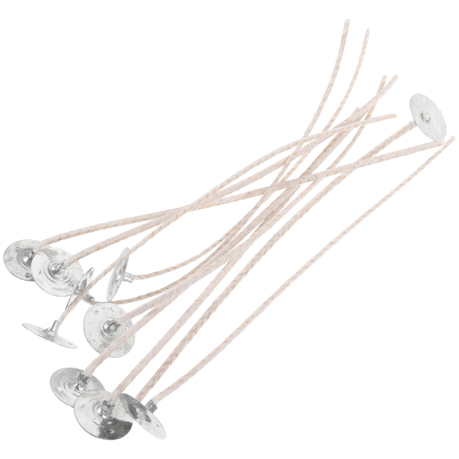 Candle Making Supplies Jars - 10Pcs Cotton Wicks for DIY Making