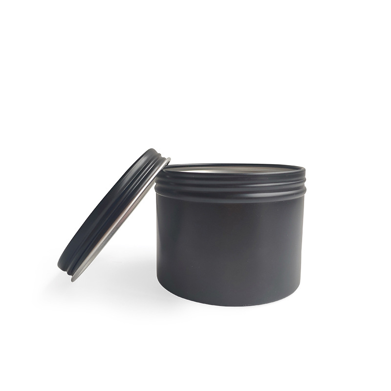Black Tin Candle - 12/24Pcs Round Metal Tin Box Candle