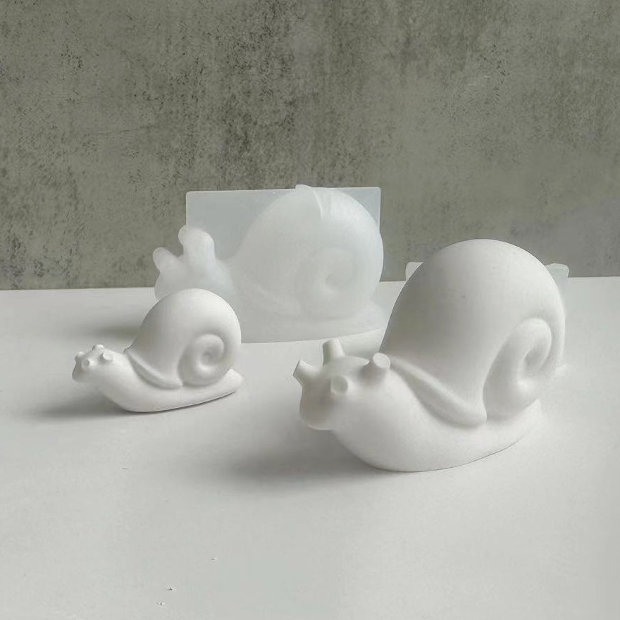 Candle Making Supplies For Beginners - Snail Animal Silicone Mold DIY Aromatherapy