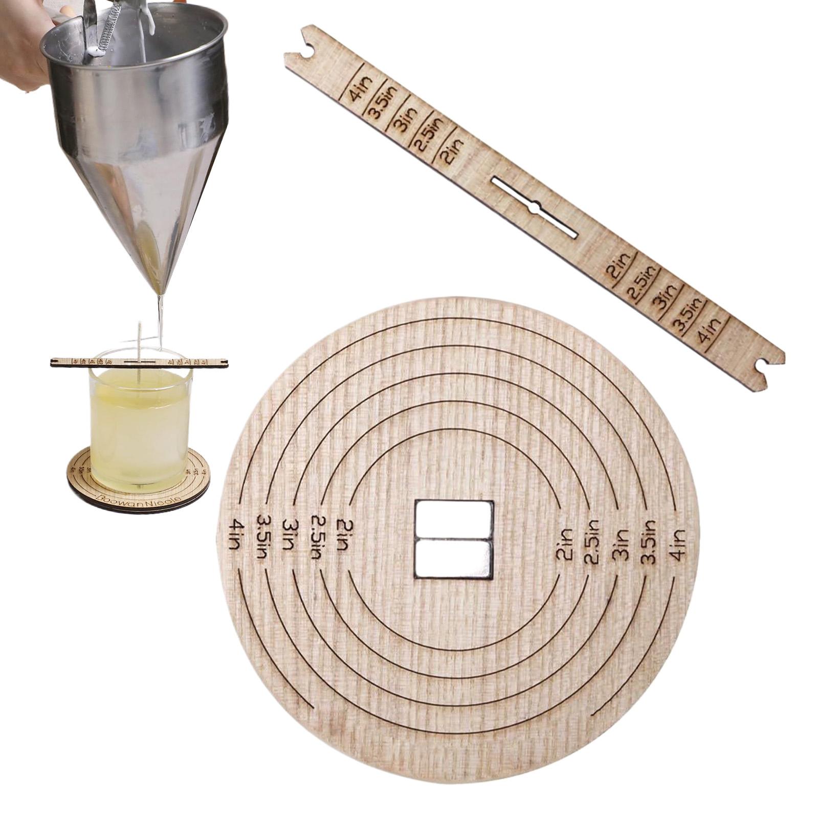 Candle Fragrance Supplies - 2Pcs Wick Centering Tool Wooden Candle