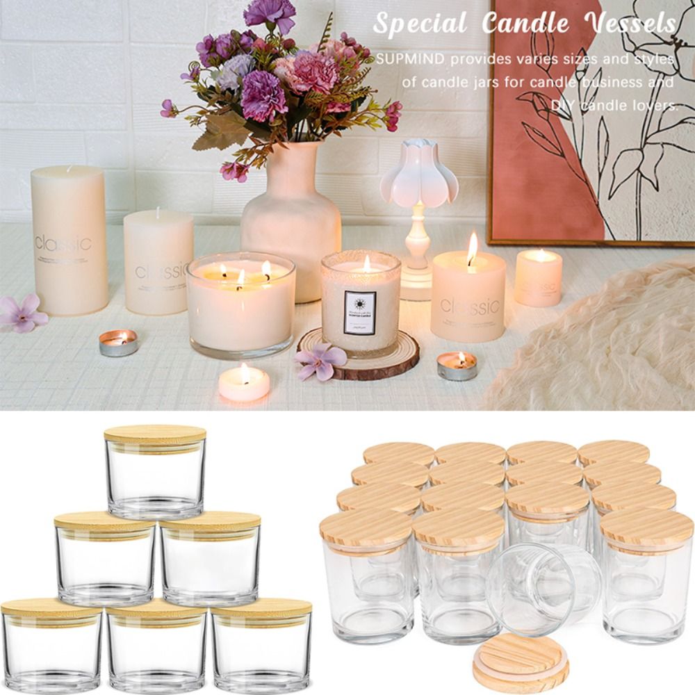 Clear Glass Candle Jars Transp - Candle Making Supplies Jars review and price