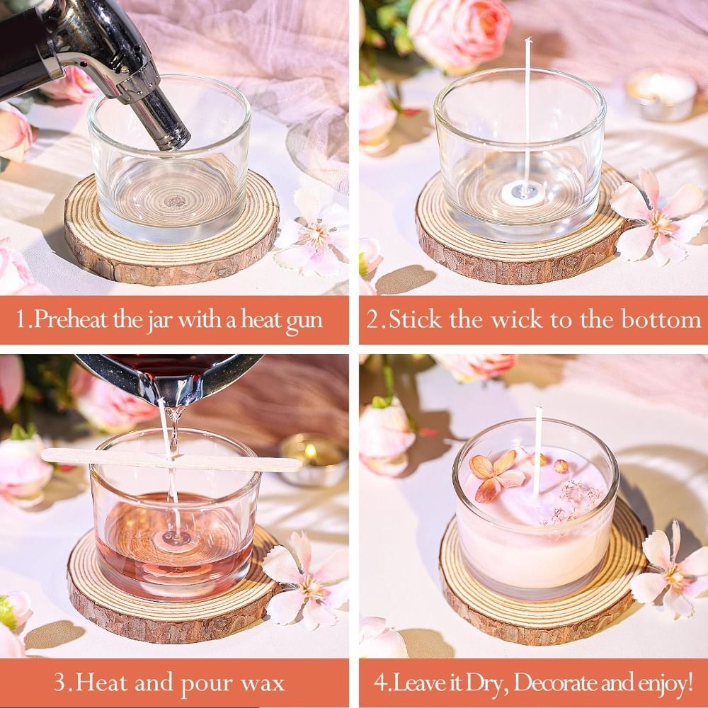 Clear Glass Candle Jars Transp - Candle Making Supplies Jars review and price