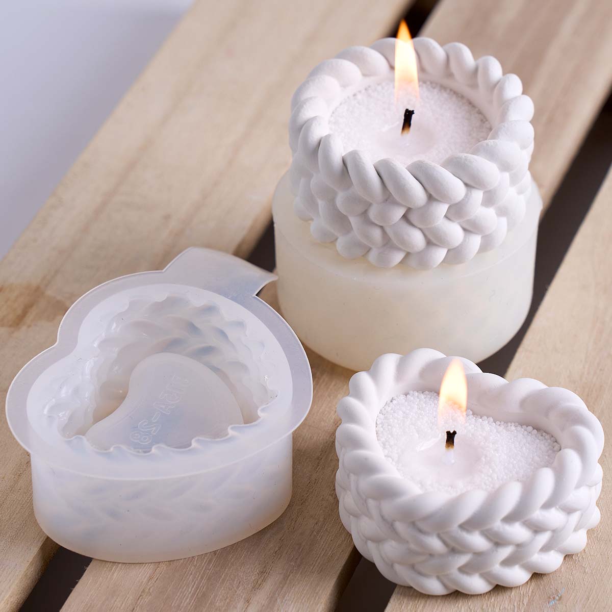 Mini Weaving Shape Candle Jar  - Candle Making Supplies Jars review and price
