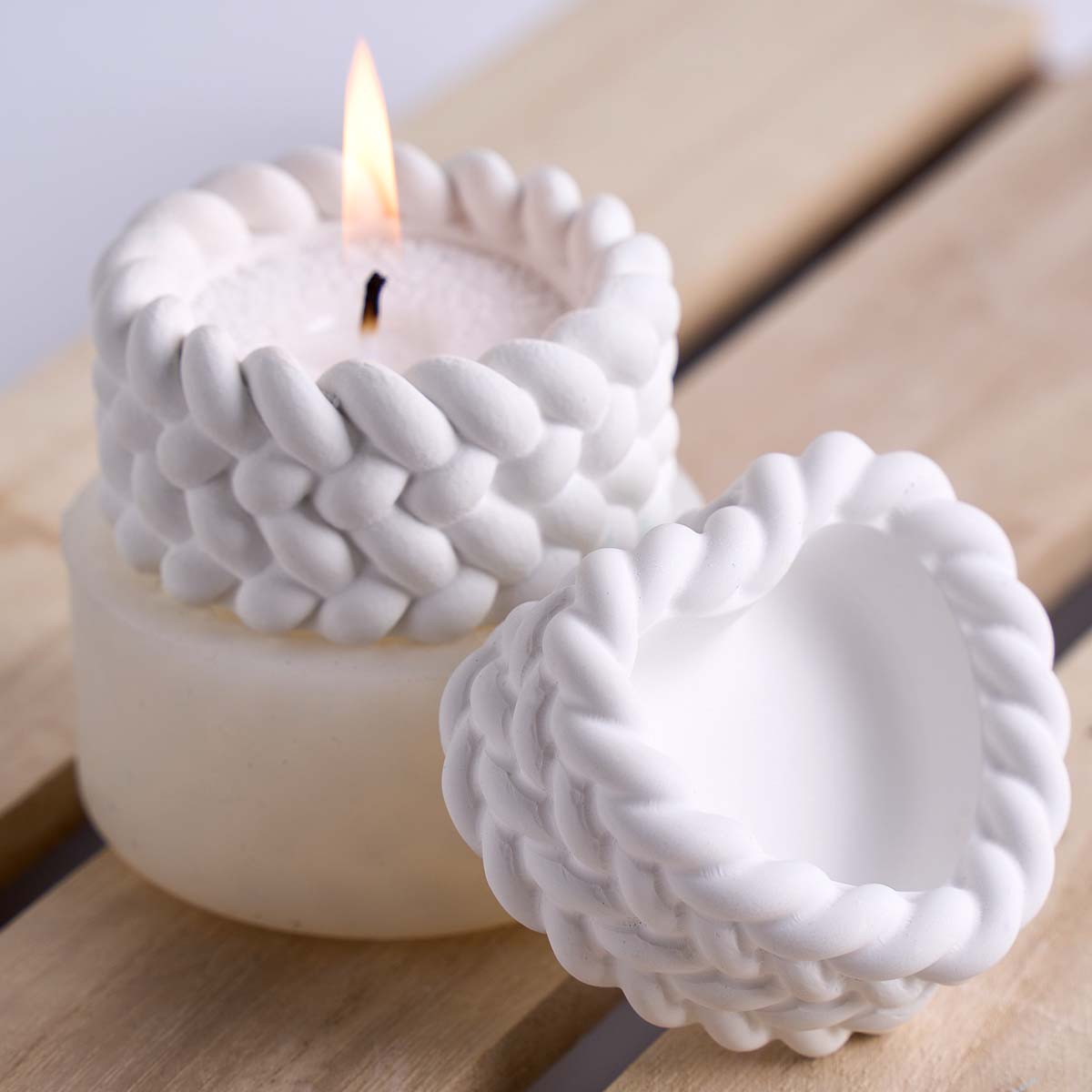 Mini Weaving Shape Candle Jar  - Candle Making Supplies Jars review and price