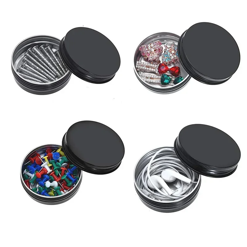 50Pcs Black Empty Candle Jars  - Black Tin Candle review and price