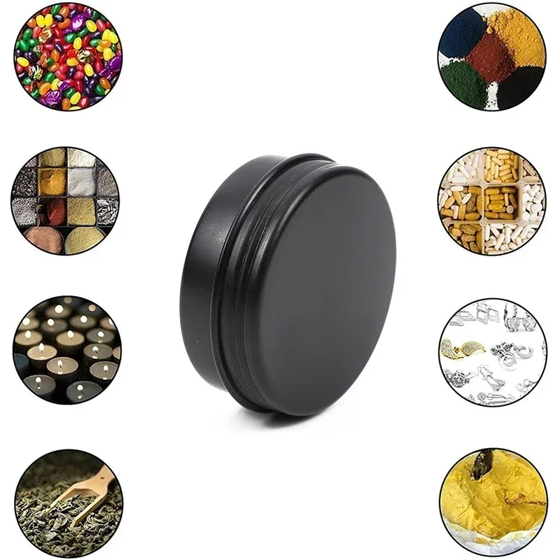 50Pcs Black Empty Candle Jars  - Black Tin Candle review and price