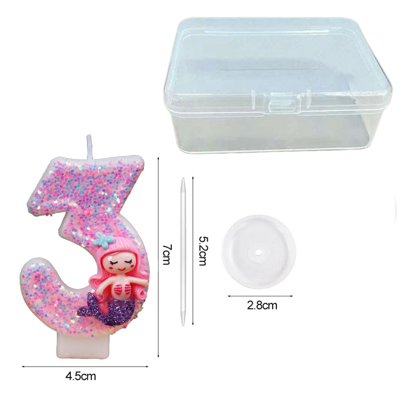 Creative Pink Mermaid 0-9 Digi - Candle Supplies Usa review and price