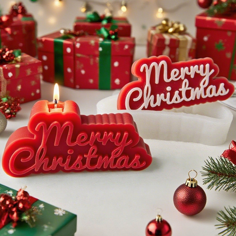 1 piece, Christmas alphabet si - Candle Fragrance Supplies review and price