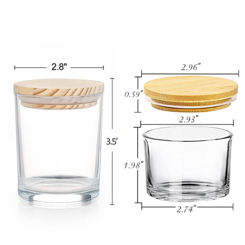 Clear Glass Candle Jars Small  - Candle Making Supplies Jars review and price