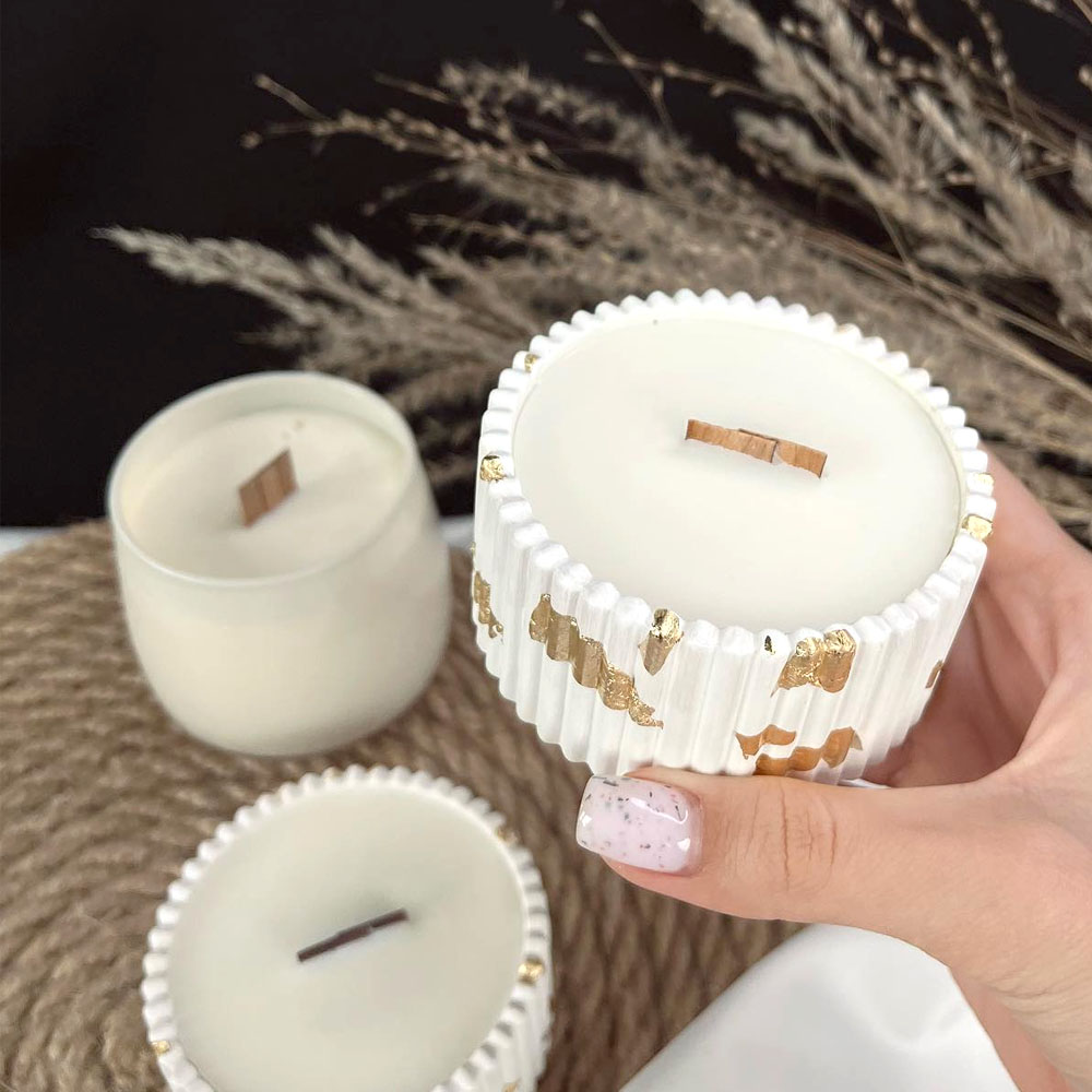 Concrete Candle Jar Silicone M - Candle Making Supplies Jars review and price