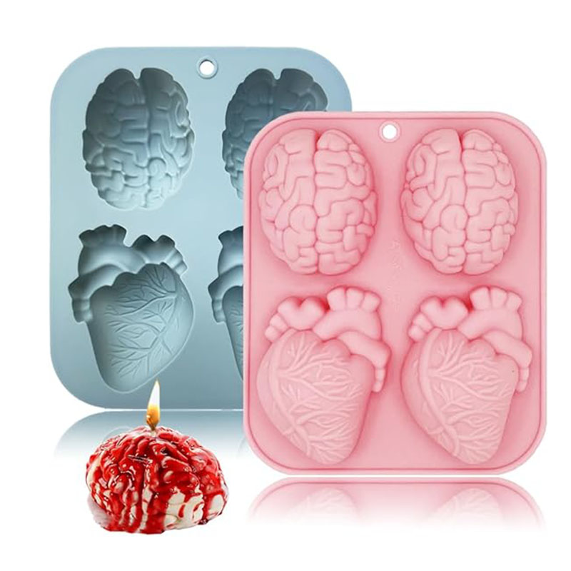 Human Brain And Heart Silicone - Candle Making Supplies For Beginners review and price