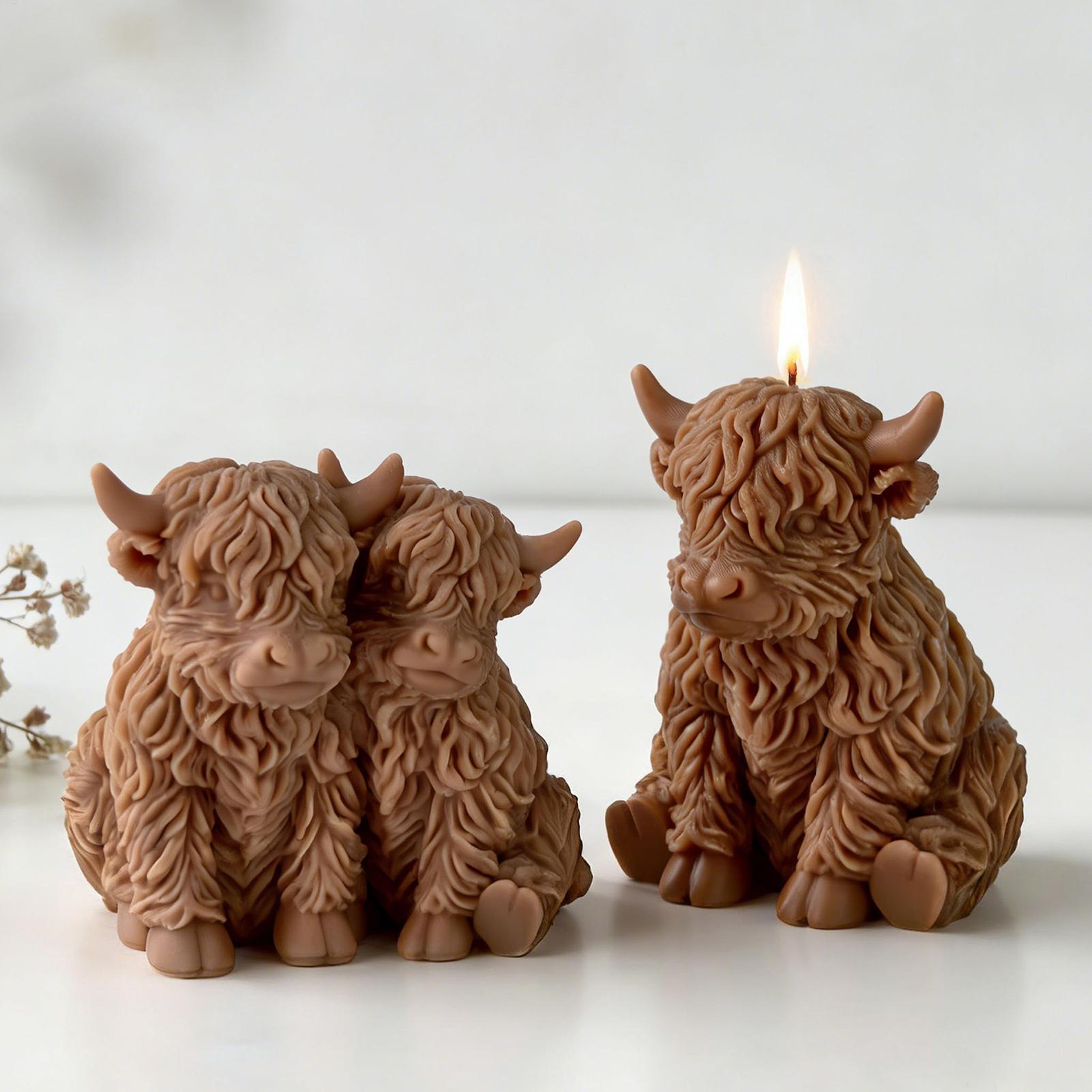 Highland Cow Silicone Mold Reu - Candle Making Supplies For Beginners review and price