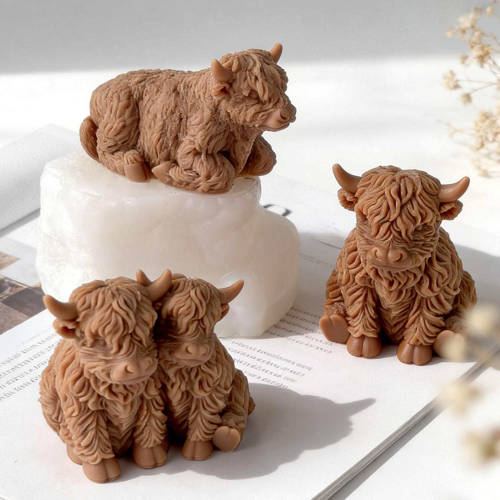 Highland Cow Silicone Mold Reu - Candle Making Supplies For Beginners review and price