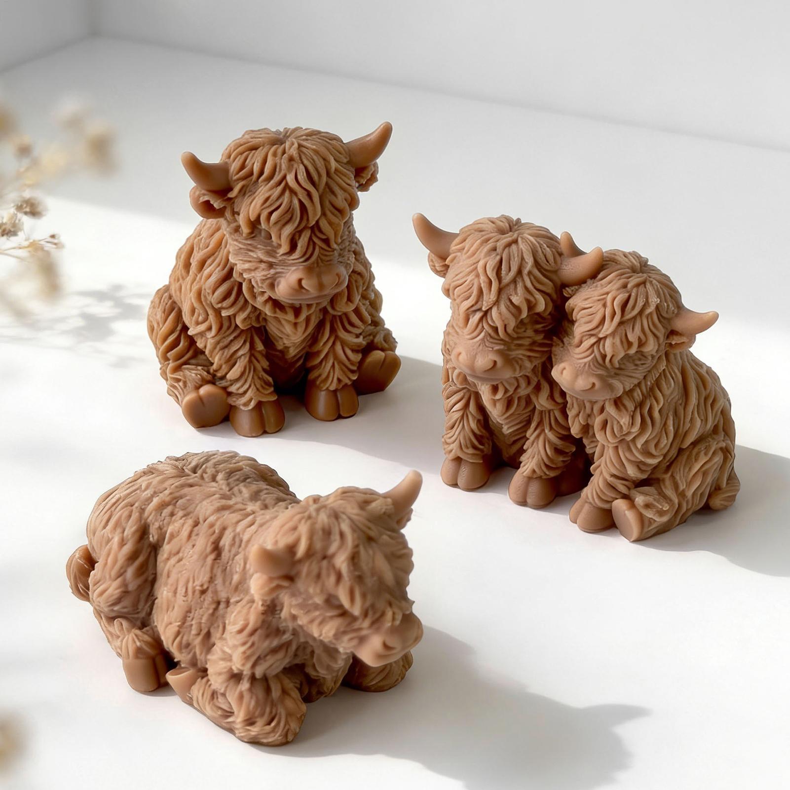 Highland Cow Silicone Mold Reu - Candle Making Supplies For Beginners review and price