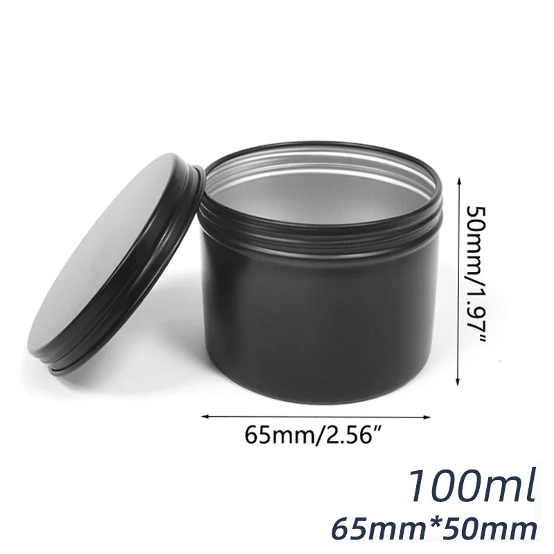 10/20/30Pcs 100/120ml Round Al - Black Tin Candle review and price