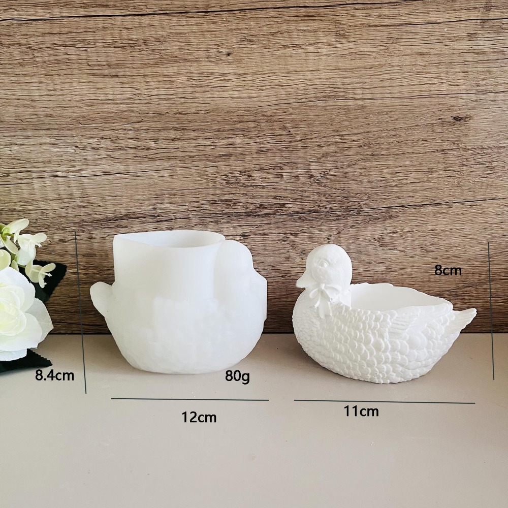 Beautiful Plaster Duck Storage - Candle Making Supplies Jars review and price