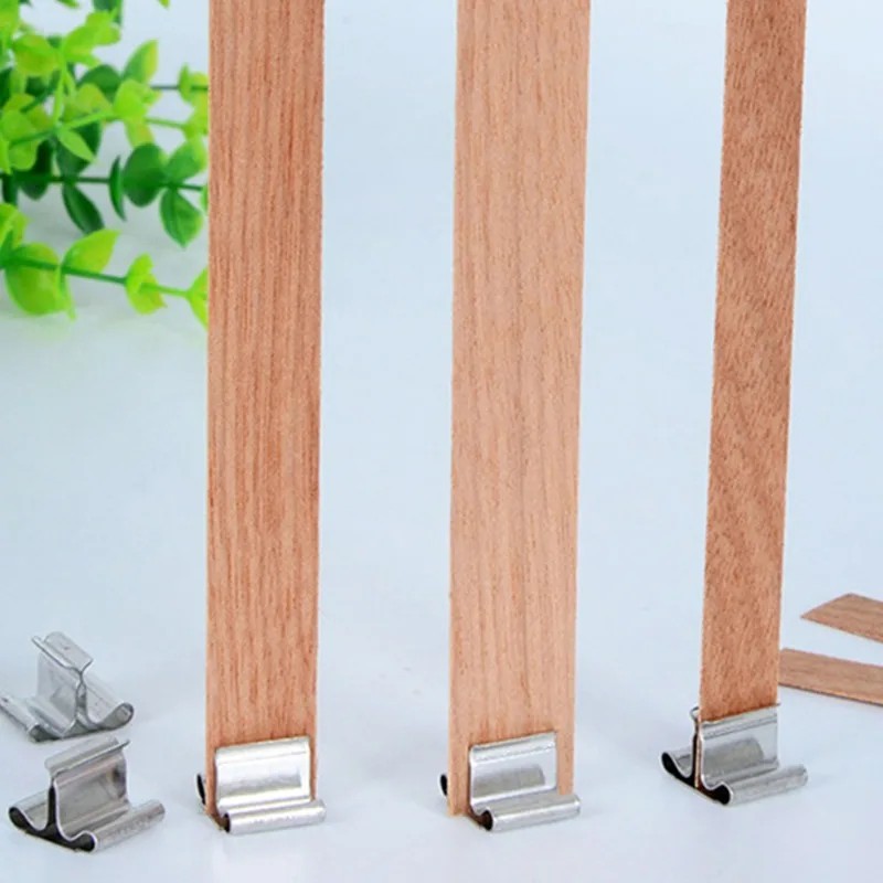 50/100 set wooden candle wicks - Candle Making Supplies Jars review and price