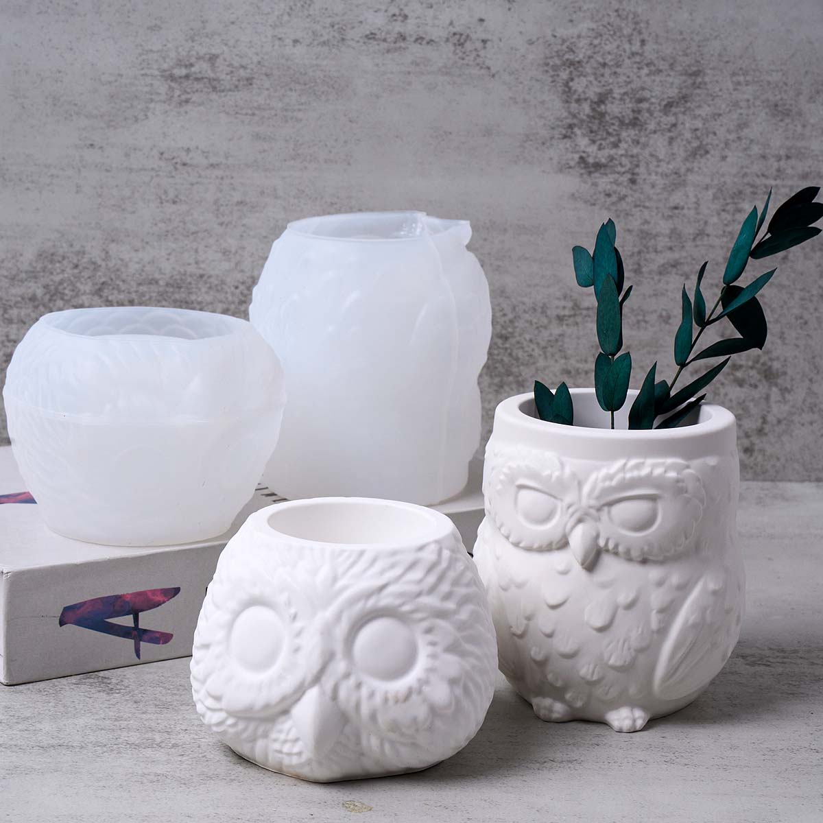 3D Owl Shape Candle Jar Silico - Candle Making Supplies Jars review and price