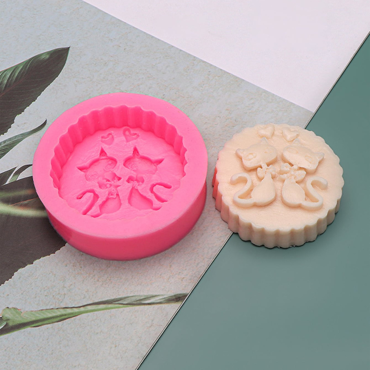 1-Piece Silicone Cat Soap Mold - Candle Supplies Storage review and price