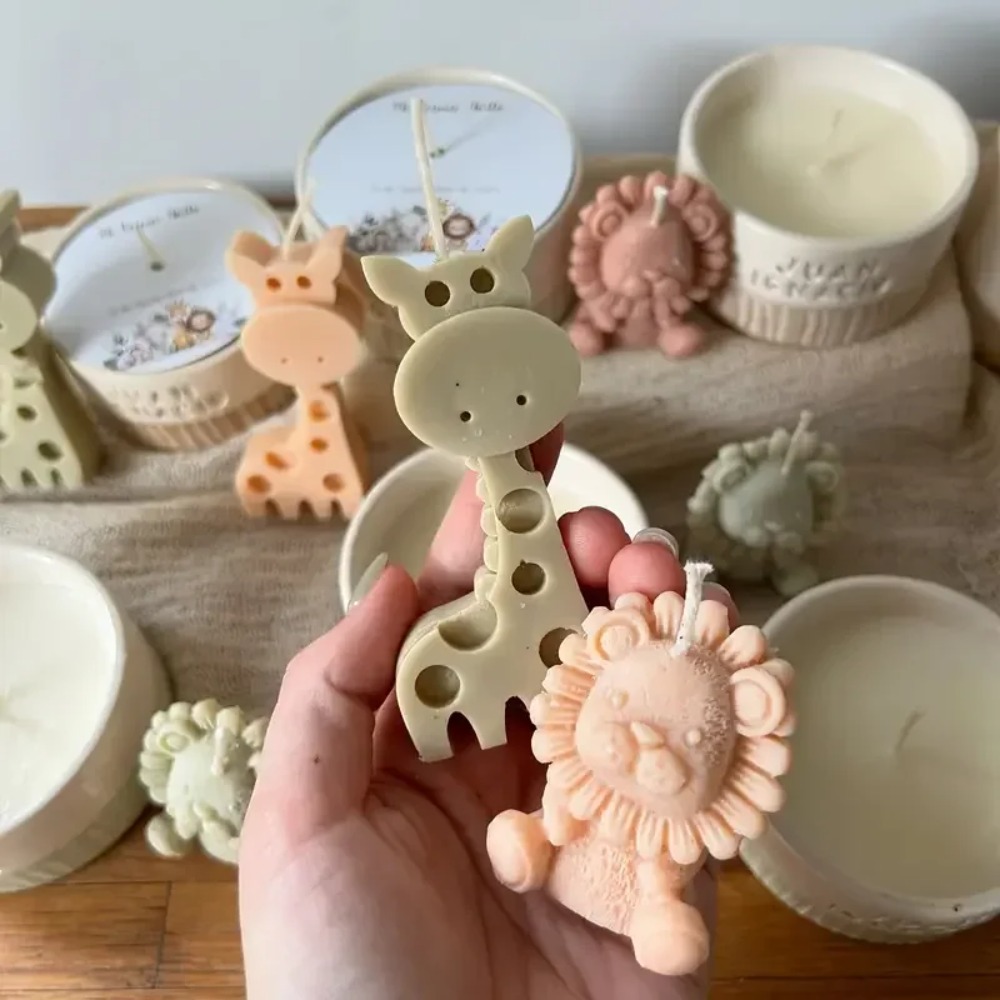 Lion and Giraffe Silicone Mold - Candle Fragrance Supplies review and price