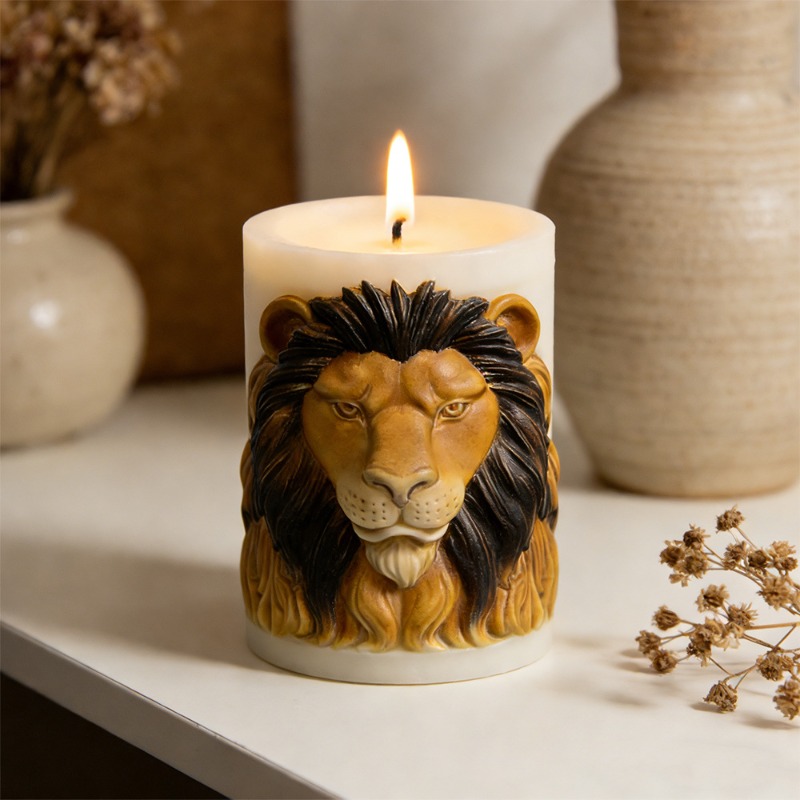Animals Lion Candle Molds Sili - Luxury Candle Supplies Usa review and price