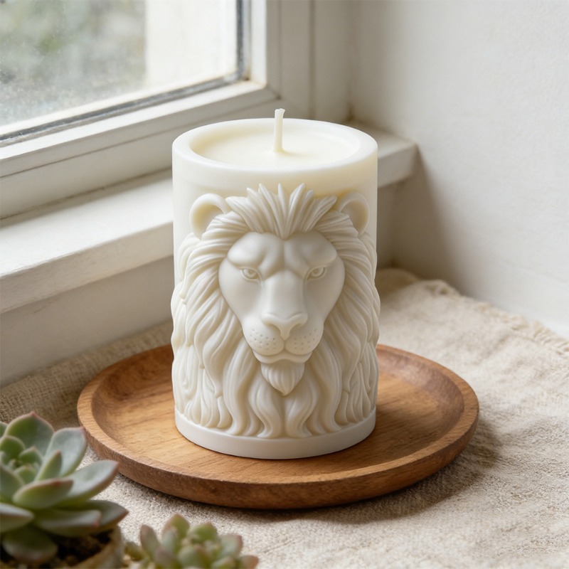 Animals Lion Candle Molds Sili - Luxury Candle Supplies Usa review and price