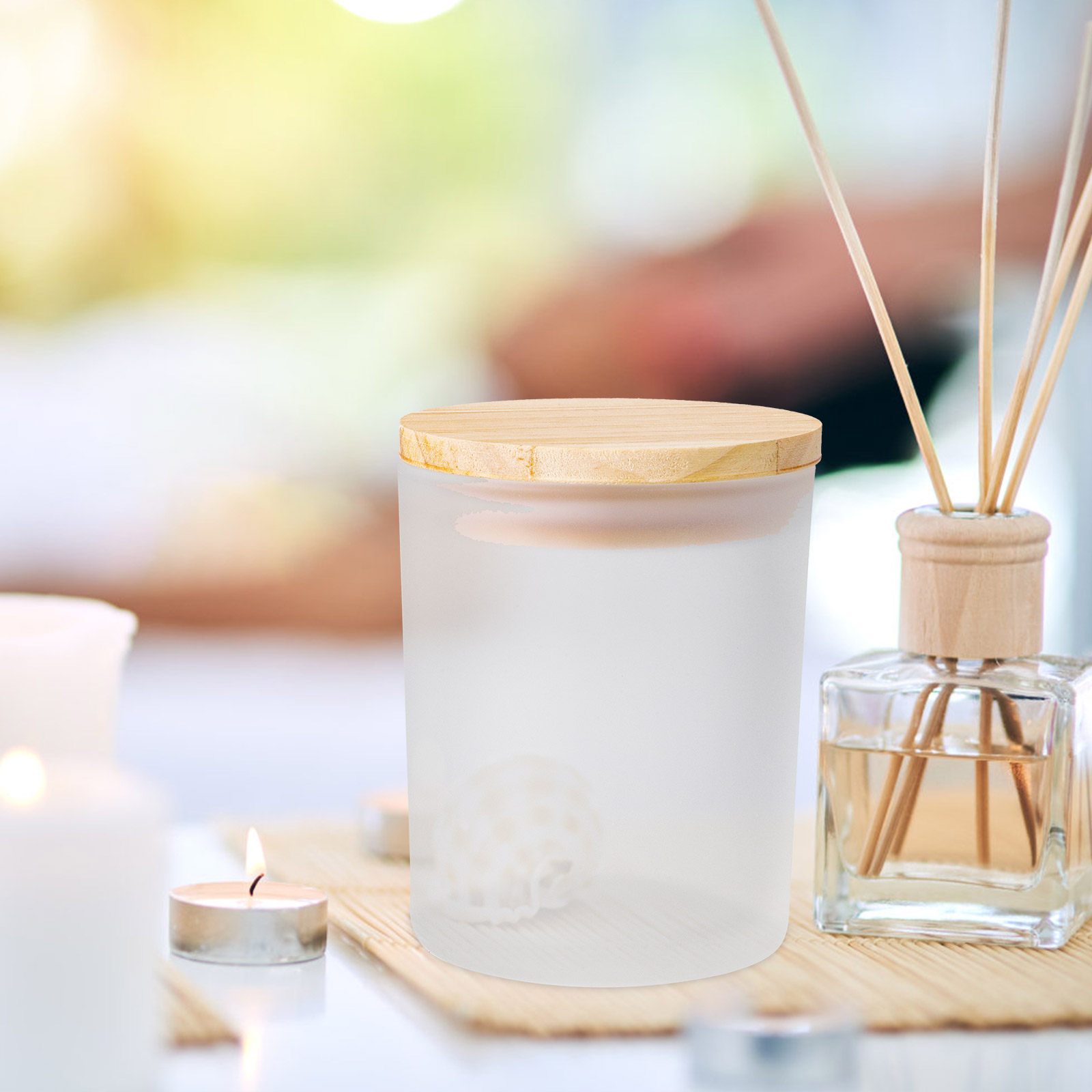 4Pcs Frosted Cups with Lids Gl - Candle Making Supplies Jars review and price