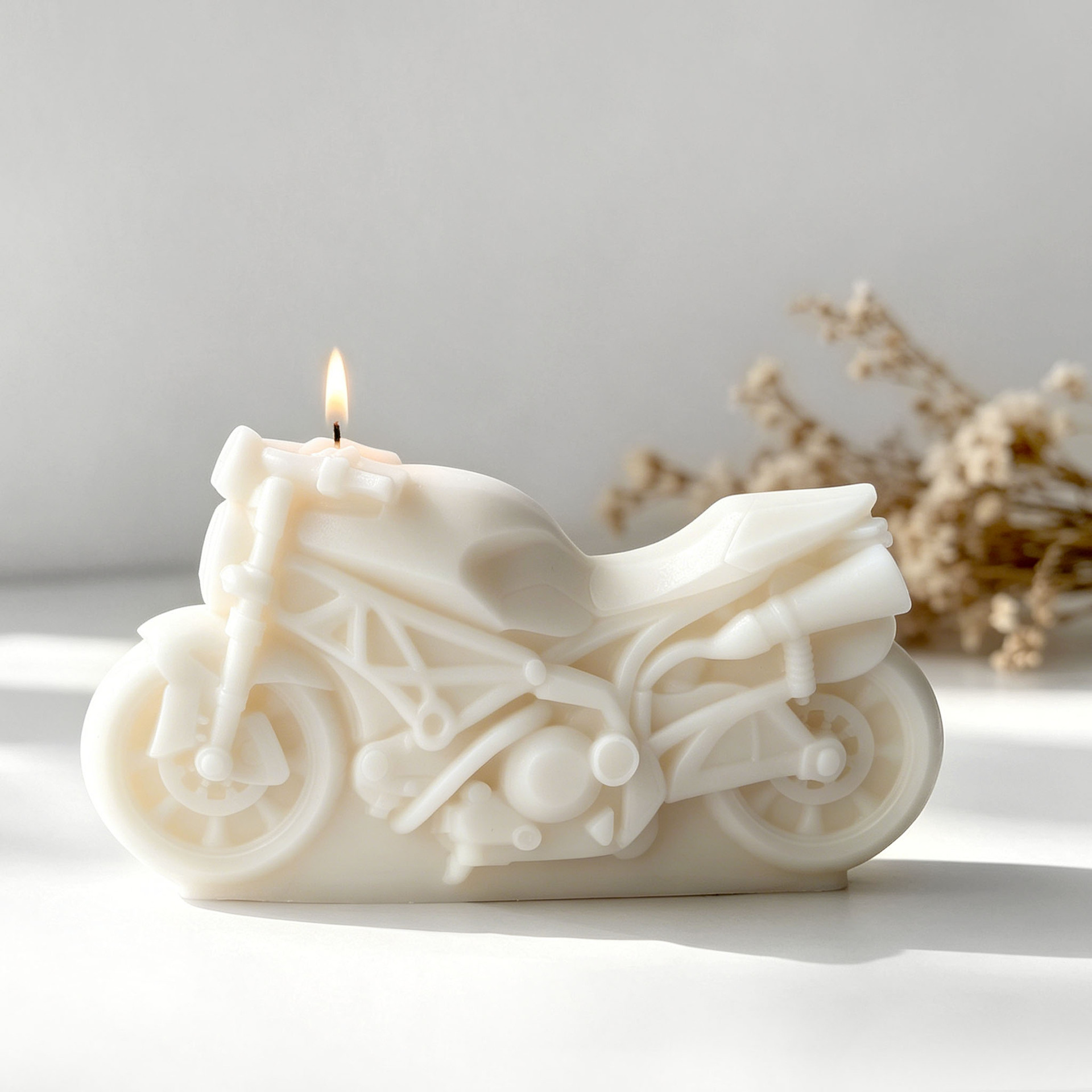 Motorcycle Design Candle Silic - Candle Making Supplies For Beginners review and price