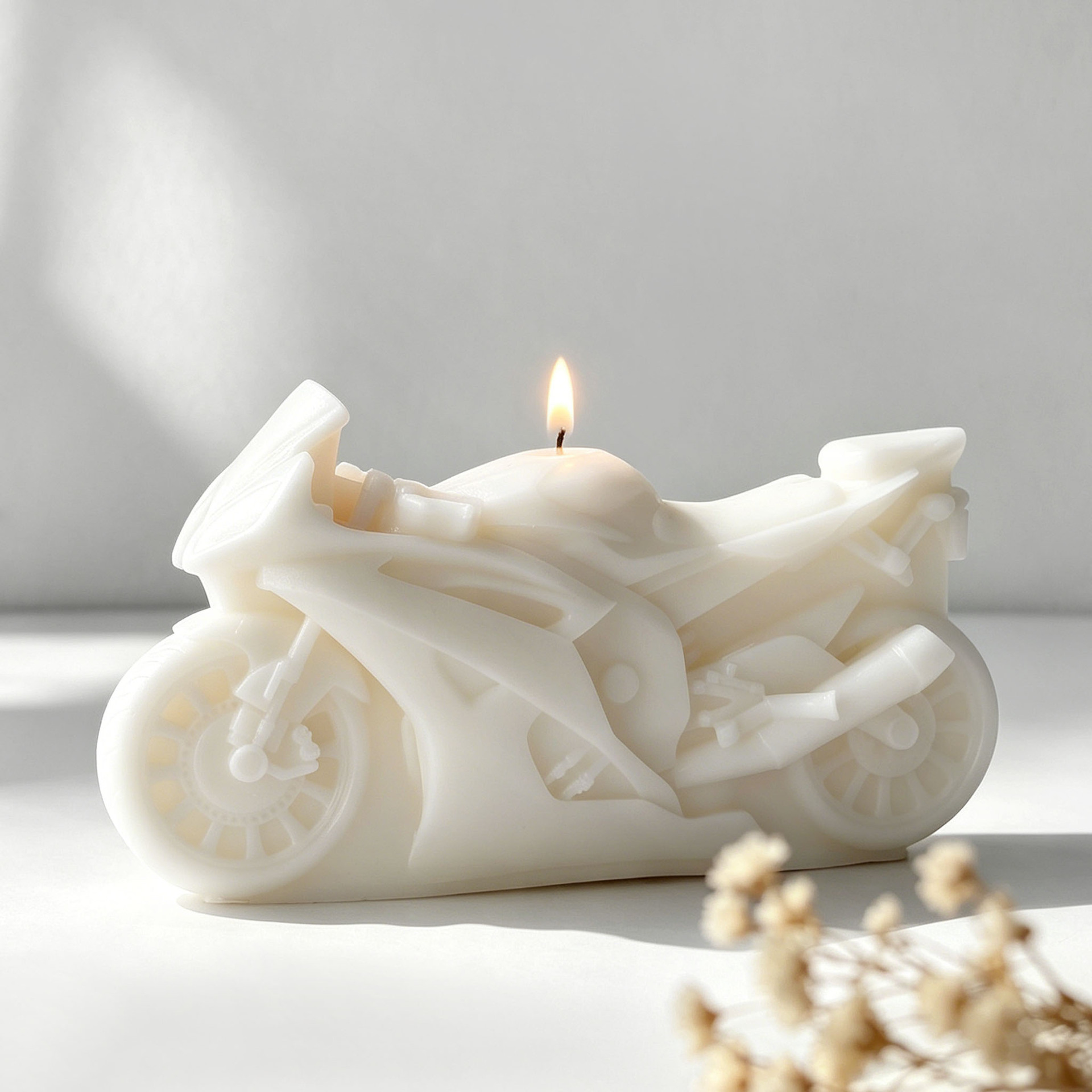 Motorcycle Design Candle Silic - Candle Making Supplies For Beginners review and price