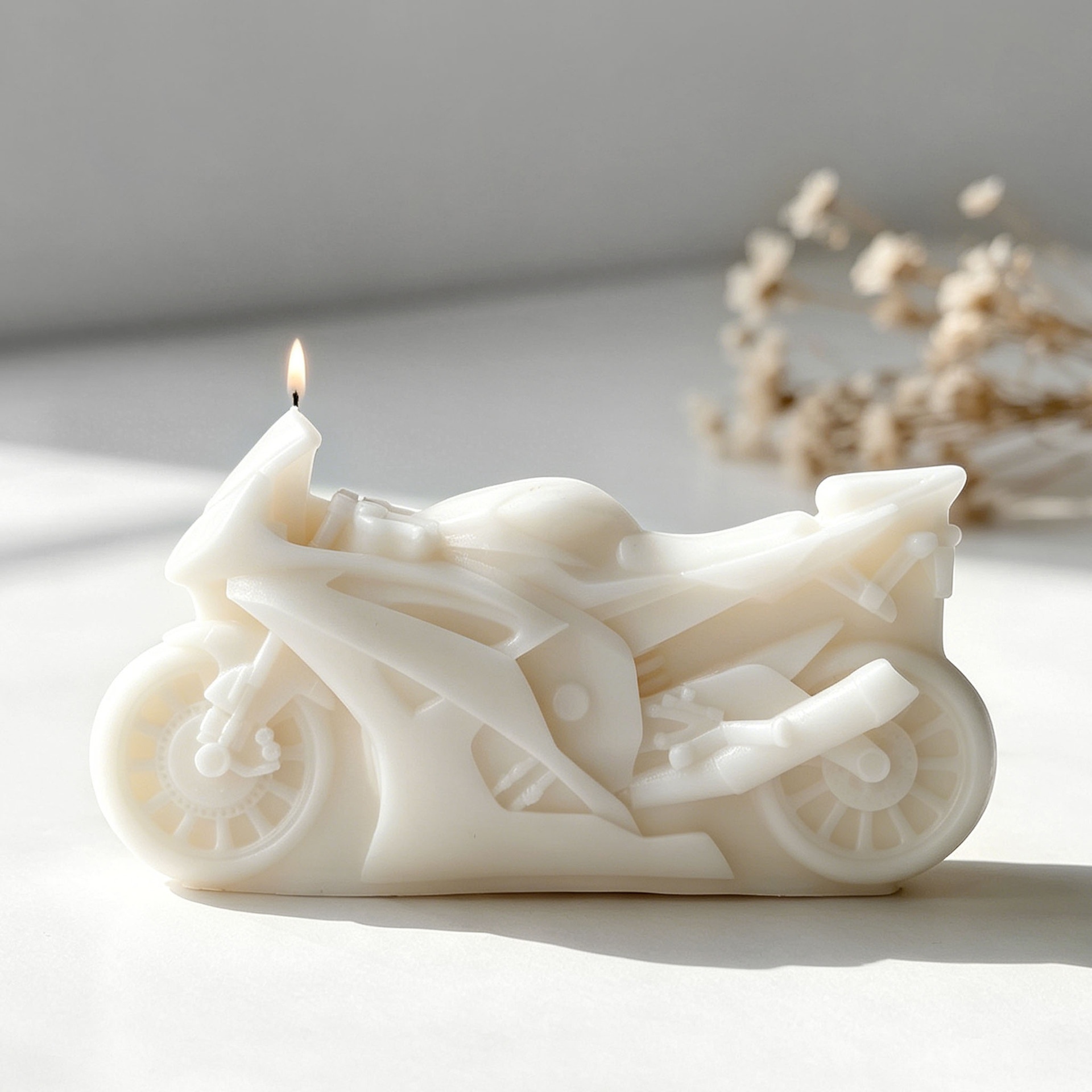 Motorcycle Design Candle Silic - Candle Making Supplies For Beginners review and price