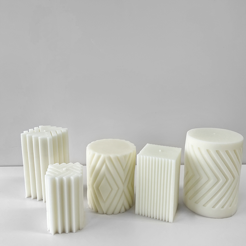 Geometric Cylindrical Scented  - Candle Fragrance Supplies review and price