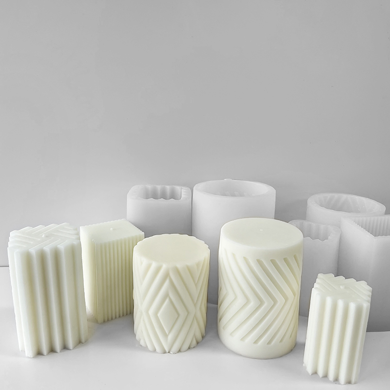 Geometric Cylindrical Scented  - Candle Fragrance Supplies review and price