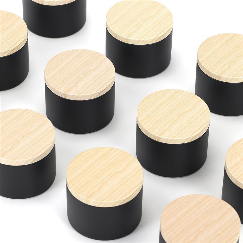 24 Pack 4 Oz Black Candle Tins - Black Tin Candle review and price