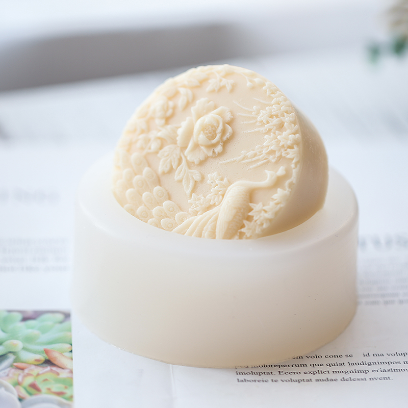 Peacock Flower Pattern Silicon - Candle Making Supplies For Beginners review and price