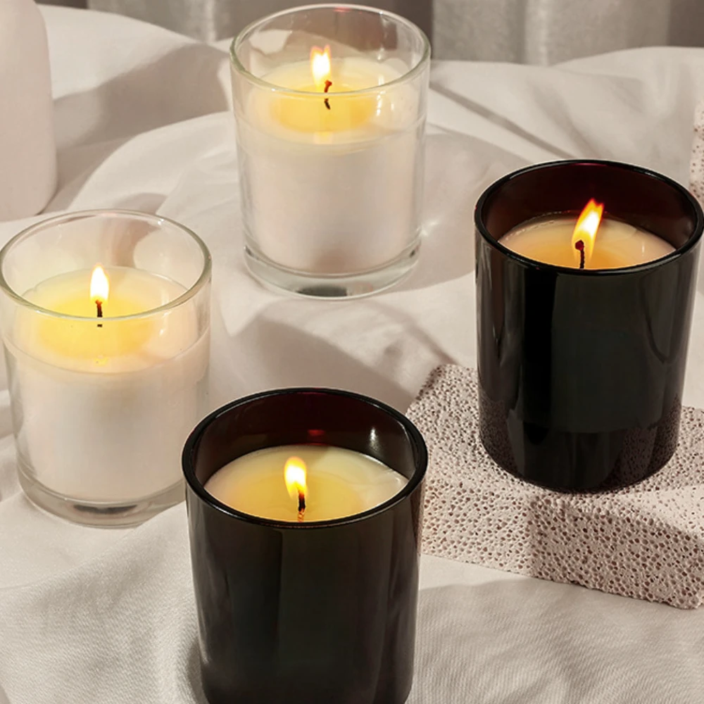 Luxury Glass Candle Jar Black  - Luxury Candle Supplies Usa review and price
