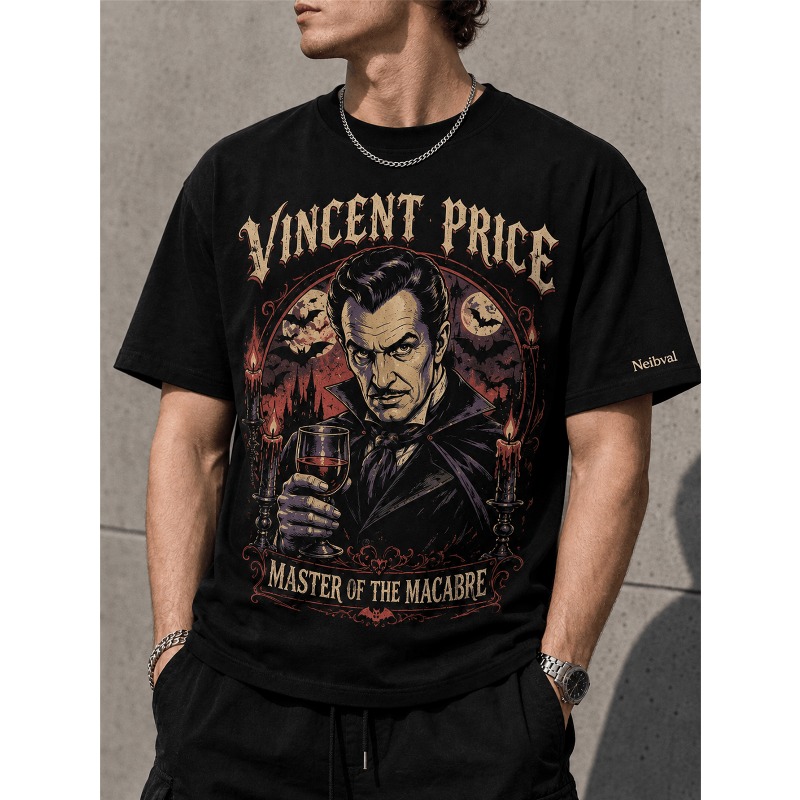 Retro Gothic Vampire Horror T- - Black Tin Candle review and price