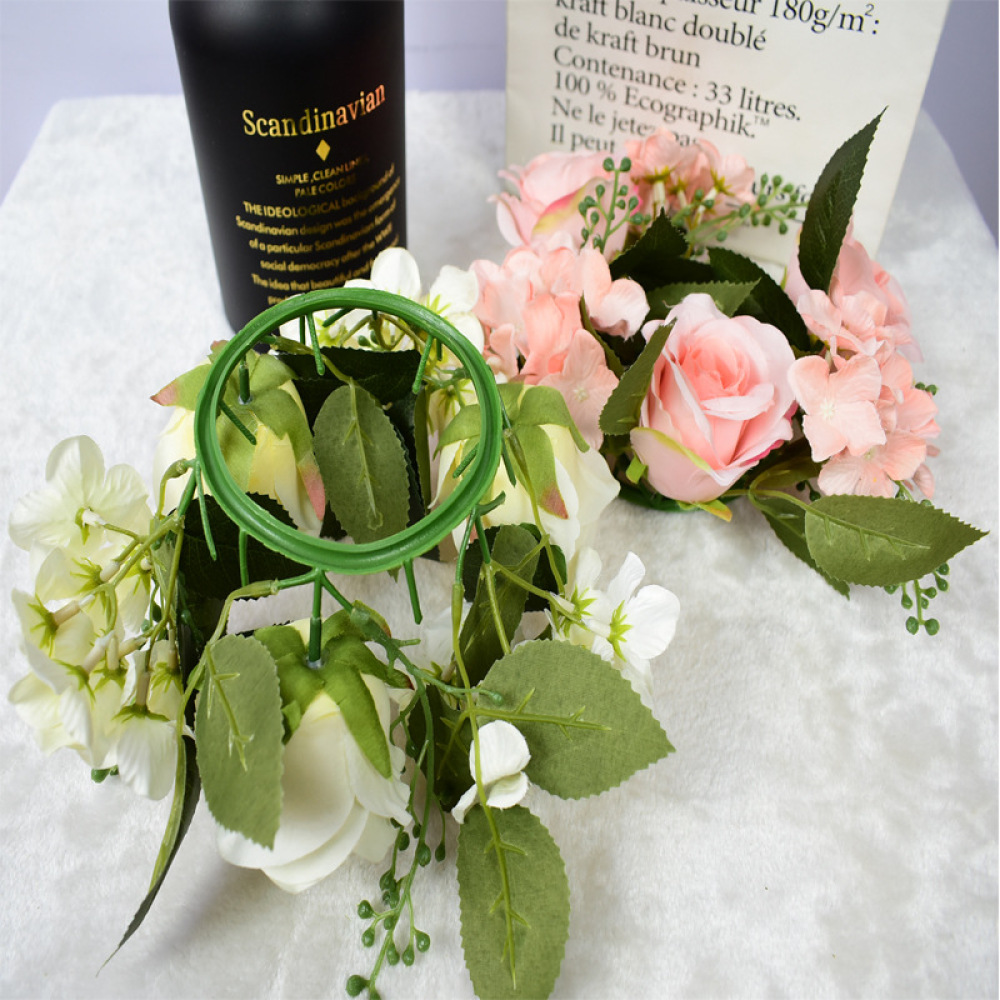 Realistic Rose Garland Floral  - Luxury Candle Supplies Usa review and price